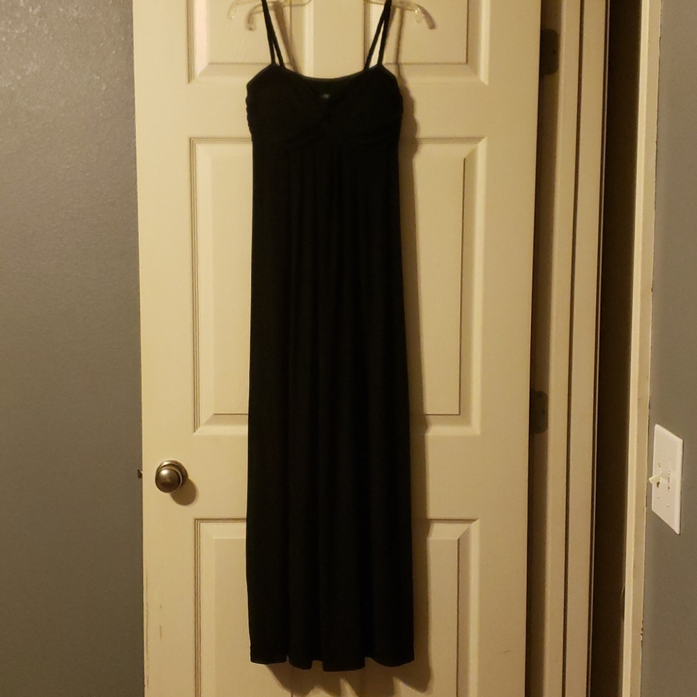 Bisou Bisou black full length party dress